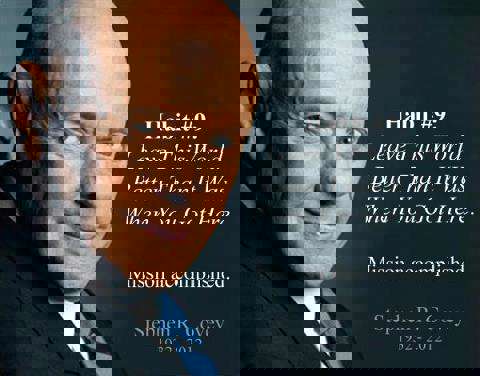 Stephen R. Covey: Тағдыршешті парадигма: Метродағы оқиға және қабылдаудың күші